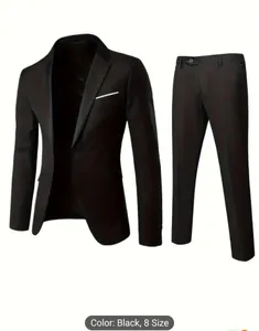 Premium Black Suit For Men